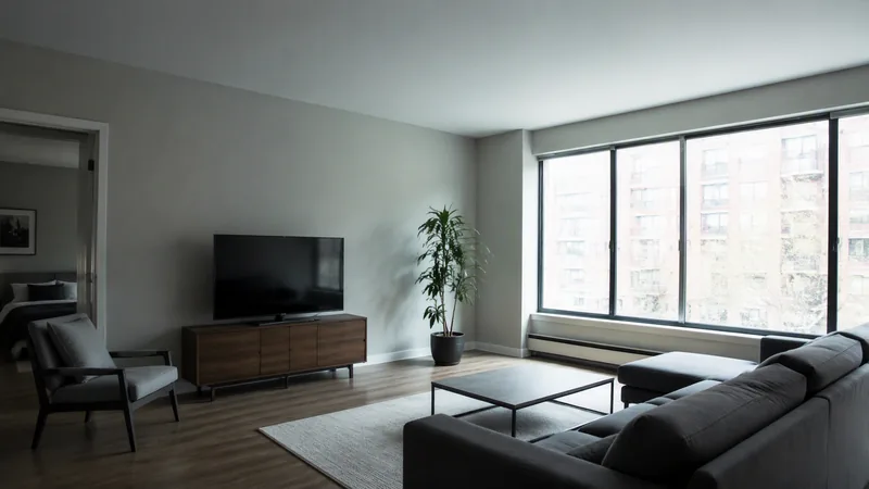 Vivienda compartida por varios herederos.