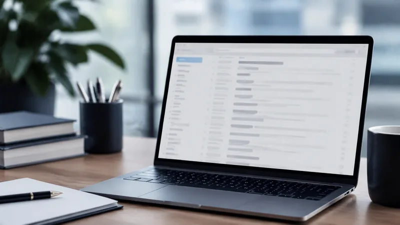 Consulta de comunicaciones electrónicas de una empresa.