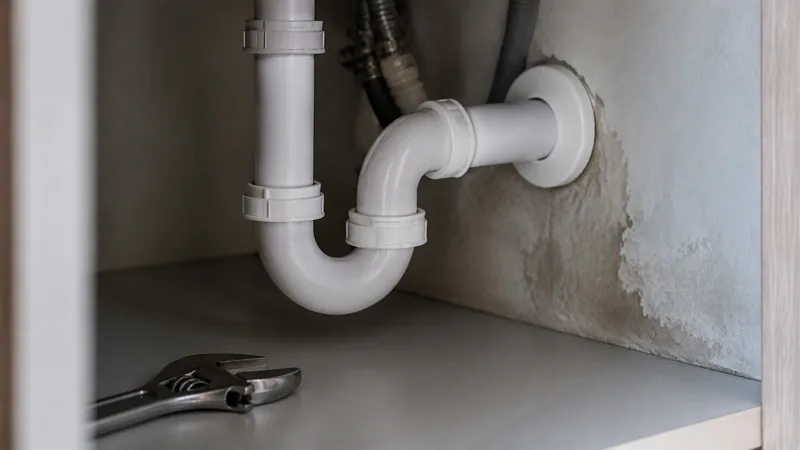 Revisión del origen de una fuga de agua en una vivienda.